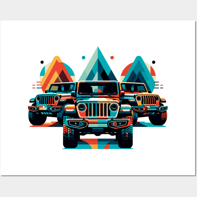 Jeep Gladiator Wall Art by Vehicles-Art